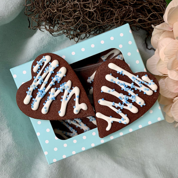 Chocolate Heart Biscuits